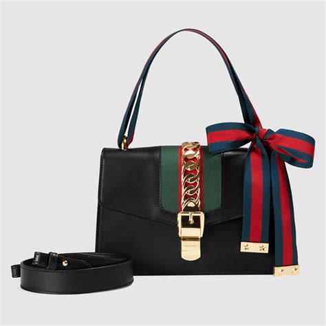 gucci sylvie leather shoulder bag|gucci sylvie bag history.